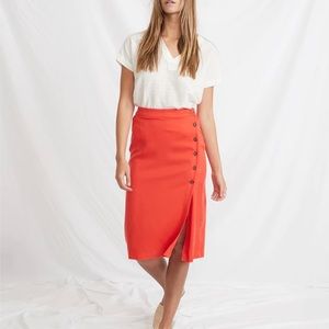 *NWT* Marine Layer Cecille Skirt Poppy